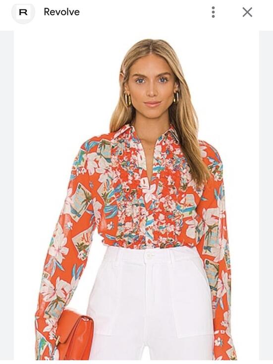 le superbe Tops - LE SUPERBE Chemise Kahuna Tux Blouse Size smalluse